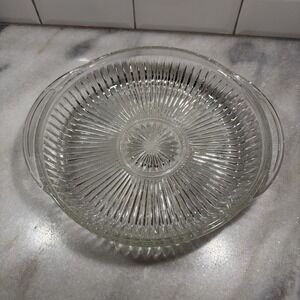 Vtg Anchor Hocking Queen Mary Oven-Proof Pie/quiche Dish. 10"x 2" GW995
